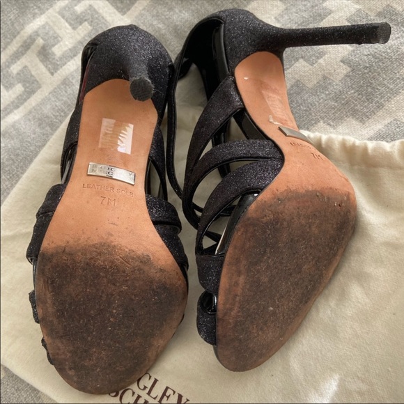 Black glittery high heels - Picture 6 of 6